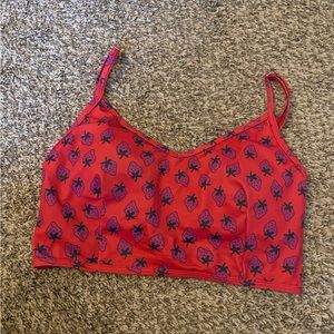Kortni Jeane Strawberry Swim Top